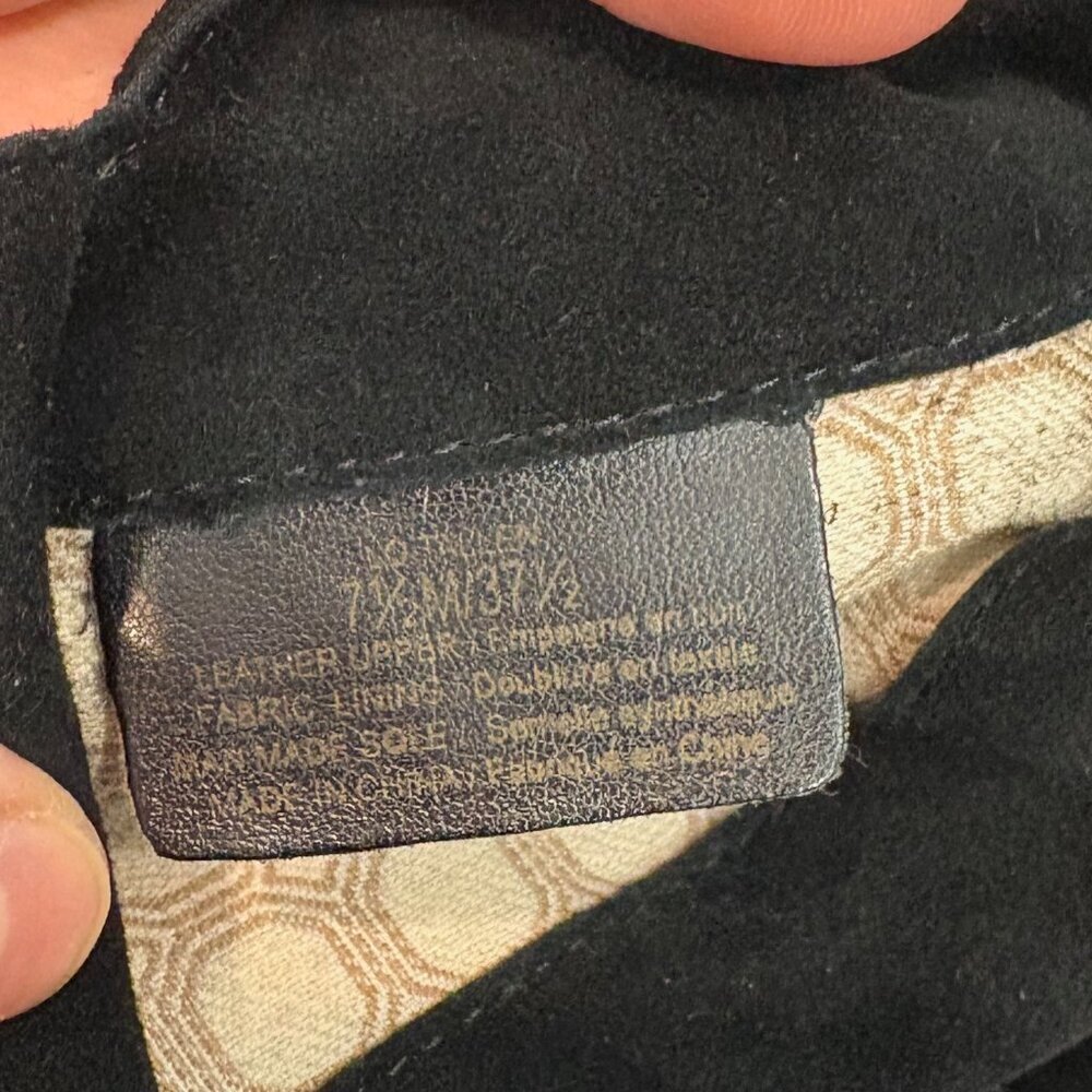 Louise et Cie Black Suede High Knee - Boots sz US 7.5 - Picture 6 of 11